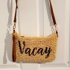Boho Vacay Woven Style Crossbody Bag